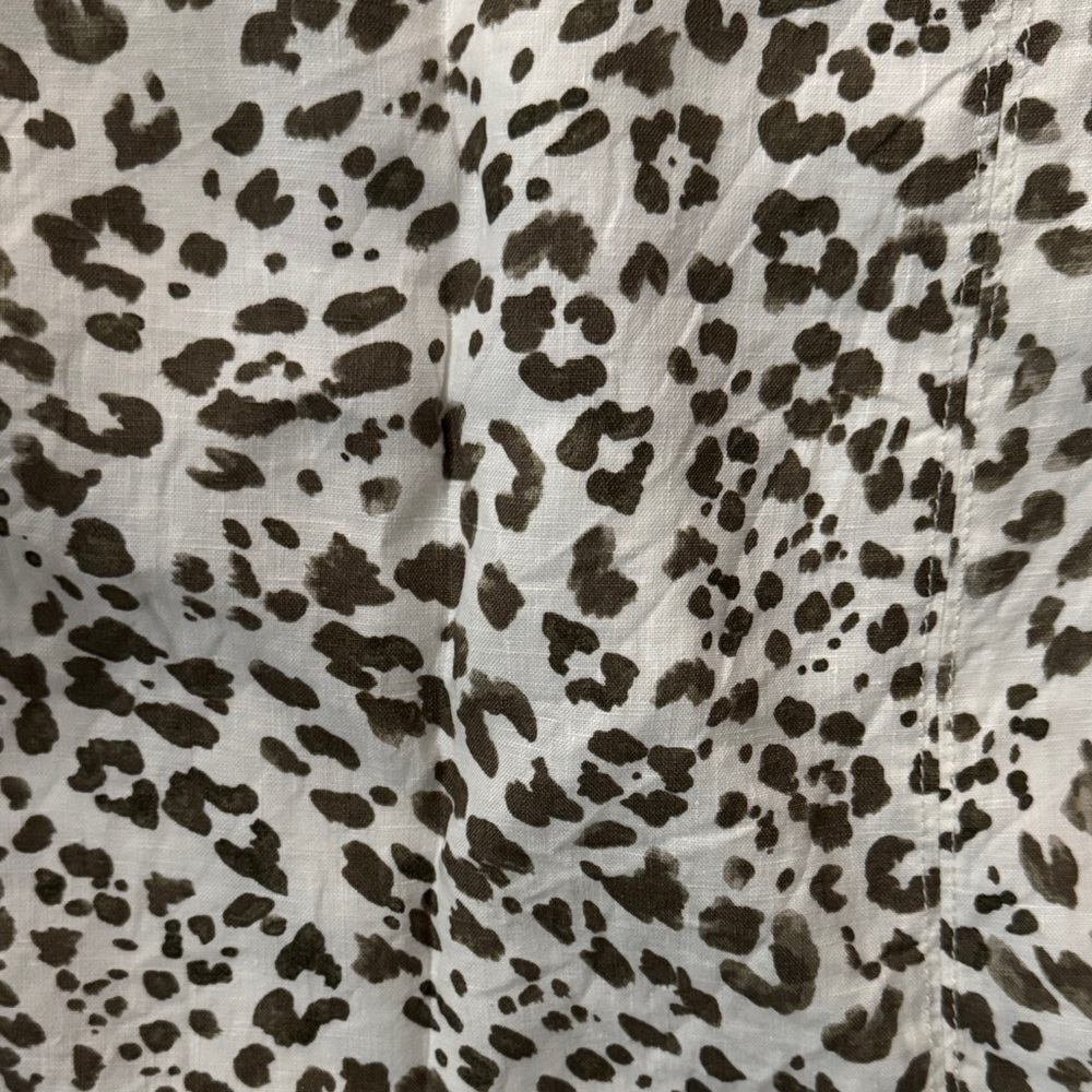 Tommy Bahama White and Brown Leopard Print Mini Dress - Picture 4 of 5